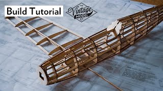 How To Build a Balsa Airplane Fuselage  Balsa Basics Series [upl. by Aihseken]