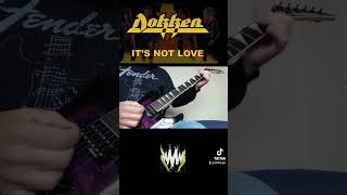 DOKKEN quotIts not Lovequot guitar dokken madmenofmetal⚡️metalcover guitarcover [upl. by Asle536]