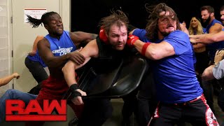 Monday Night Raw falls under siege by SmackDown Superstars Raw Oct 23 2017 [upl. by Darum267]