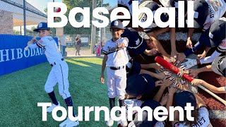 Baseball Tournament Vlog  Travel Baseball 8U [upl. by Aninay]