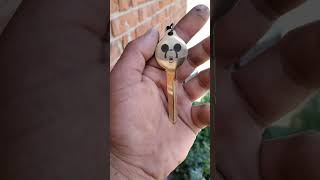 A Mickey Mouse key or A Mickey Mouse jewelry key diy mickeymouse [upl. by Aklim]