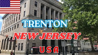 Trenton New Jersey  USA 4K Tour  Trenton New Jersey  USA  Capital City of New Jersey USA [upl. by Sulrac]