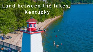 Grand Rivers Kentucky  Beach  Lighthouse landings  Kentucky Lake  Dronie  4K djimavic3pro [upl. by Critta]