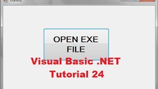 Visual Basic NET Tutorial 24  How to launch Executable exe file from chosen Directory [upl. by Enaillil]