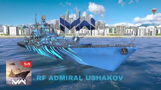 RF ADMIRAL USHAKOV warships  ABC DOMINATION  MODERN WARSHIPS  BATTLE OF SEA  GMEPLAY [upl. by Narat]