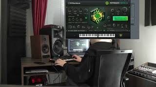 Psytrance Freestyle LIVE improvisation Psytrance Synths X1 VST  AU instrument Effects Synthesizers [upl. by Atterol]