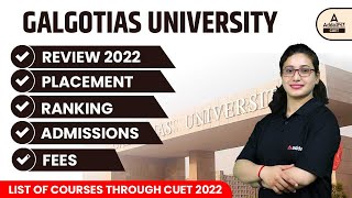 Galgotias University Admission Process  Review 2022 Placement Ranking Fees Admissions [upl. by Releehw694]