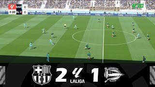 FC Barcelona vs Deportivo Alavés 21  LaLiga 202324  Match Highlights [upl. by Ewold]