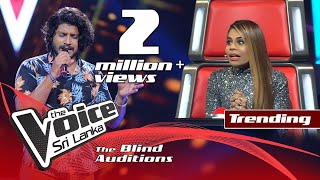 Thilina Sudesh Wanninayake  Mitwa  Blind Auditions  The Voice Sri Lanka [upl. by Goat726]