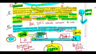 Networking Class 17 Transition IPV4 to IPV6 Dual Stack Tunneling and Header Transition [upl. by Longawa]