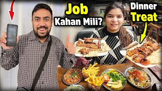 Alhamdulila Job Mil Gyi🥳  Job Ki Khushi Mein Samina Ko Treat Di😍 [upl. by Kathrine]