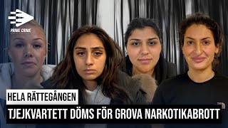 TJEJKVARTETT DÖMF FÖR GROVA NARKOTIKABROTT  HELA RÄTTEGÅNGEN [upl. by Lama]