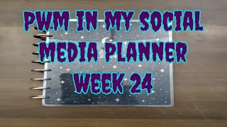 PWM in my Social Media Planner Week 24 [upl. by Brander159]