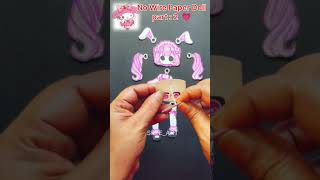 💗Easy Making Wireless Sanrio My Melody Inspired Paper doll shortssanriomymelodydiypaperdoll [upl. by Aliehs]