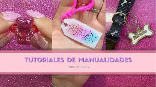 Compilacion de tutoriales de manualidades con silicona caliente [upl. by Acisey]