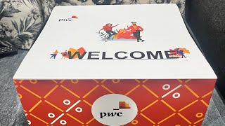 PwC Welcome Kit welcomekit welcomegoodies company companyculture [upl. by Odlanyar]