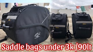 Finally saddle bags received  cheapest saddle bags best saddle bag  budget friendly saddle bags [upl. by Senilec]