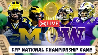 LIVE 2024 CFP National Championship Game 🏈🏆  Washington vs Michigan ᴴᴰ Live Stream [upl. by Nomrac]