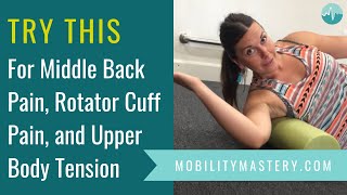 Fascial Release for Lats Using a Foam Roller [upl. by Oiraved]