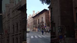 Palau Reial Street in the city of Palma de Mallorca architecture mallorcatales [upl. by Ybok28]