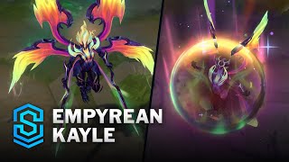 Empyrean Kayle Skin Spotlight  PreRelease  PBE Preview  League of Legends [upl. by Anerbas16]