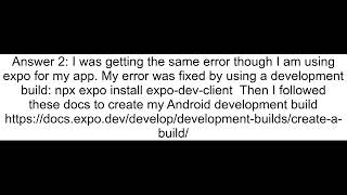 cannot read property handleSetJSResponder of null error in react native v0 70 3 [upl. by Nirahs843]