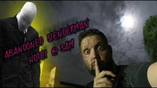 Real SLENDERMAN Spotted at Abandoned Haunted Hotel ft Moe Sargi Omargoshtv amp James The FAM [upl. by Norehc]