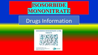 Isosorbide Dinitrate Tablets  uses and side effect [upl. by Lecia927]