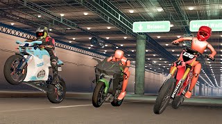 Motorbike Crashes 26  BeamNG DRIVE  SmashChan [upl. by Kerge]