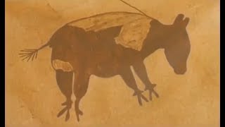 Diprotodon Cave Painting  Percy Trezise [upl. by Ahtnamys]