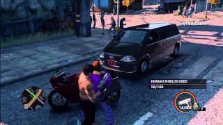 Saints Row The Third Stunt Jumps 2532 [upl. by Bram]