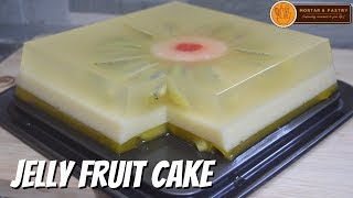 KIWI PINEAPPLE JELLY FRUIT CAKE  Ep 78  Mortar and Pastry [upl. by Schonthal]