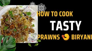 Restaurant style prawns biryani [upl. by Enaxor]