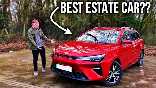 NEW MG5 EV Review The BEST estate car on the market [upl. by Samala]