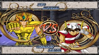 Aiolia Vs Seiya  Saint Seiya The Hades PS2 [upl. by Neitsirk]