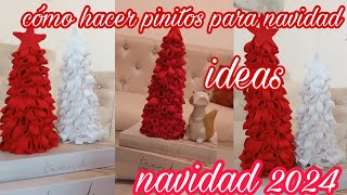 DIY Como HACER PINITOS PARA ESTÁ NAVIDAD 🎄 MERRY christmas [upl. by Mauralia]