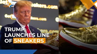 Trump launches line of sneaker shoes  Geo News English [upl. by Israel]