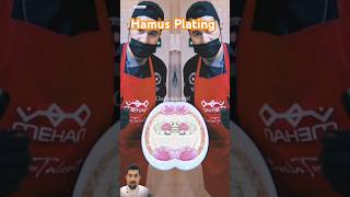 Hamus  Plating  and  Garnishing  by ChefSakhawat food kitchenchef foodie recipe shorts [upl. by Amr]