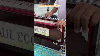 The Harmonium an Indian musical instrument Indian music nyc [upl. by Nareht]