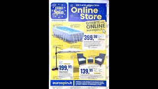 Volantino Eurospin Online Store dal 3 al 23 giugno 2024 in anteprima [upl. by Redna764]