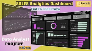 Amazing Sales Analysis End to End Dashboard In Power BI 2024  Power BI Tutorial [upl. by Born]