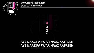 Jane Baharan Rashke Chaman Karaoke With Scrolling Lyrics  Cover  Tariq Shah  Bajikaraoke [upl. by Colette]