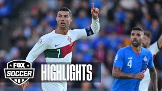 Iceland vs Portugal Highlights  Euro Qualifiers [upl. by Alveta]