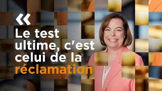 Le test ultime cest celui de la réclamation [upl. by Neirual]