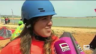 Club kitesurf centro Castilla la mancha tv big Jump 2018 [upl. by Quintana]