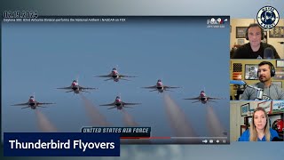 Breaking down the USAF Thunderbirds Super Bowl and Daytona 500 Flyovers with a Former Thunderbird [upl. by Nohsar]