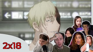 😭 GOODBYE NANAMI 😭  Best Reactions Compilation  Jujutsu Kaisen Season 2 EP 18 [upl. by Aneleiram]