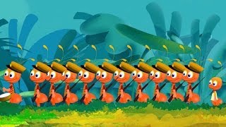 The Ants Go Marching  Rhymes For Kids [upl. by Lezley]