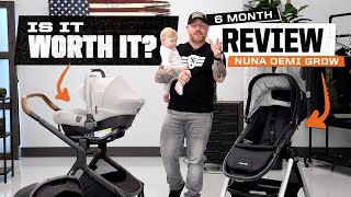 Nuna DEMI Grow Stroller System 6 Month Real World Review [upl. by Anahsohs746]