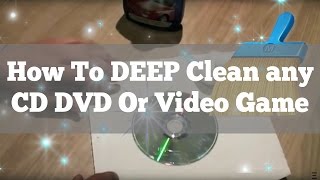 How to clean a CD DVD Bluray [upl. by Joslyn]